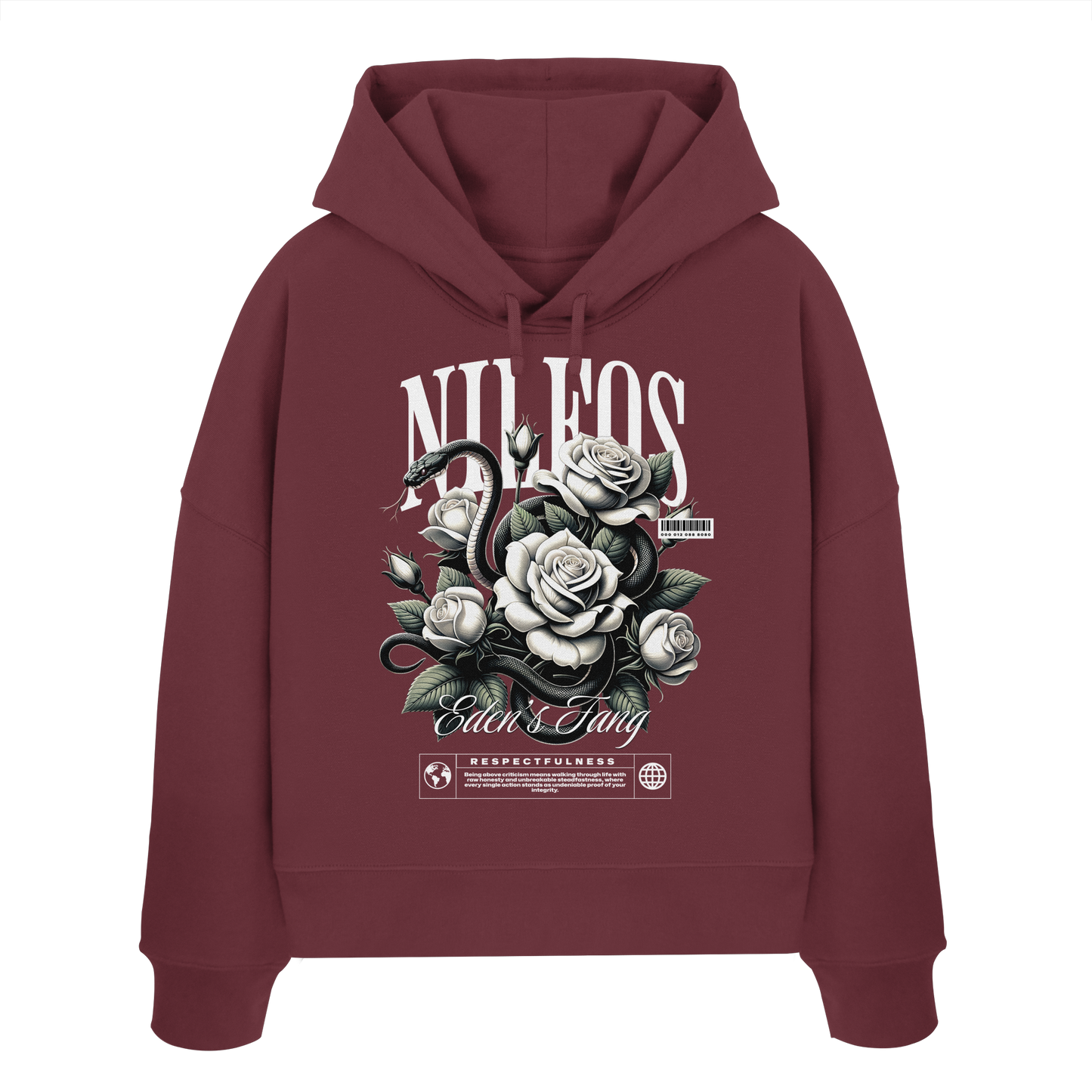 Eden’s Fang - Womens Organic Boxcut Hoodie