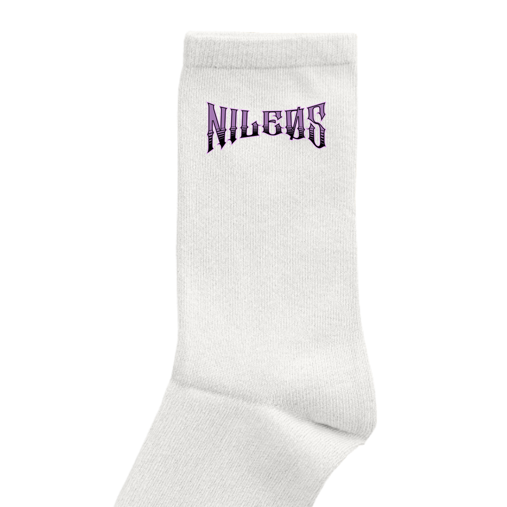 Nileos Socken in Weiß – Ansicht 2