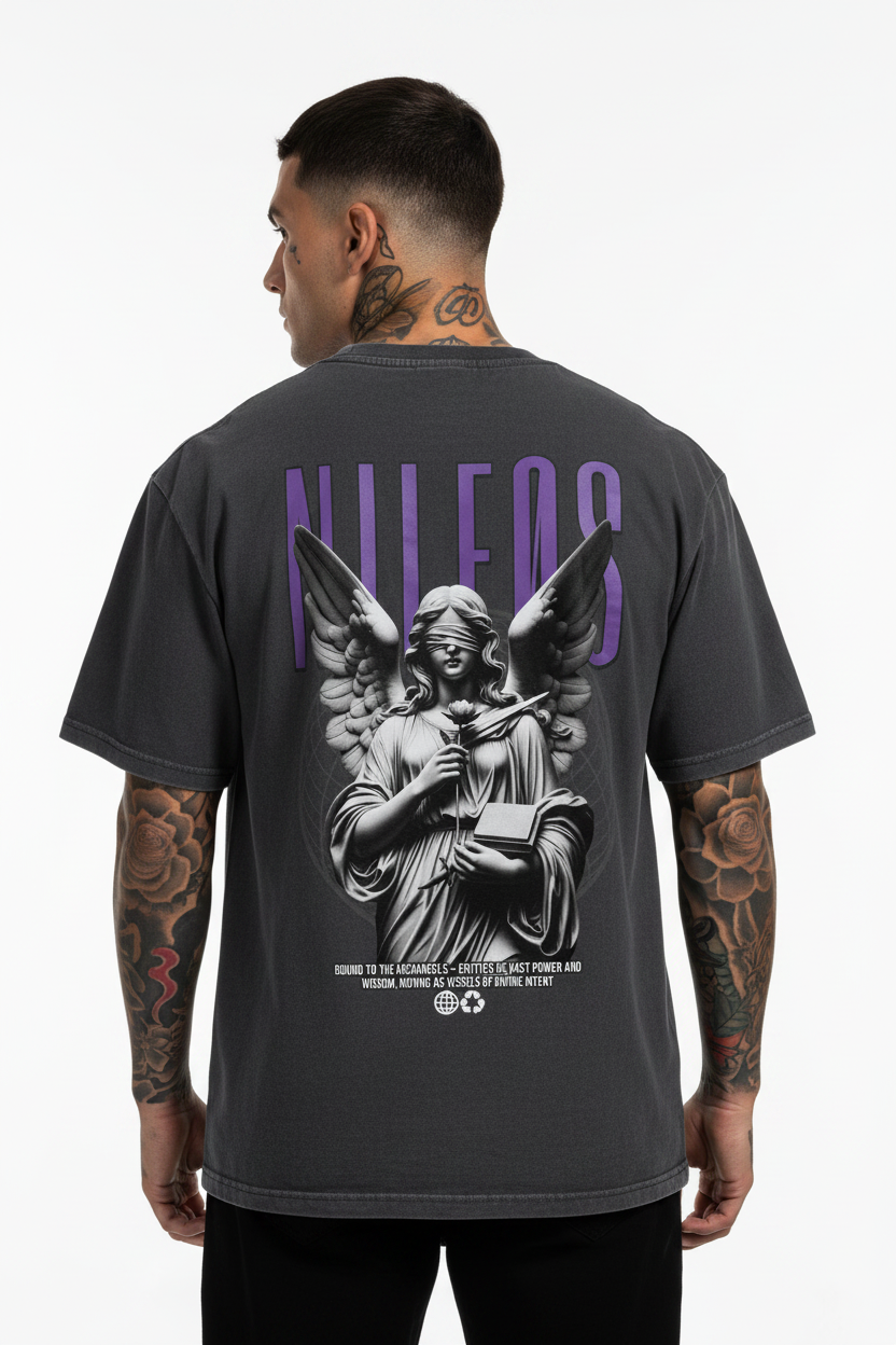 ADIRE ⟡ LABORES  Oversized Shirt mit Backprint