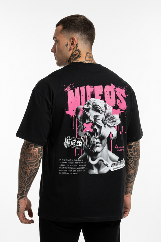 DEADBLØØM Oversized Shirt mit Backprint