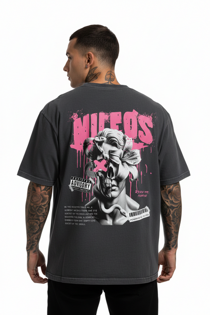 DEADBLØØM Oversized Shirt mit Backprint