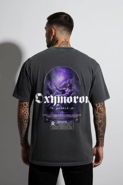 Oxymoron Angel Oversized Shirt mit Backprint