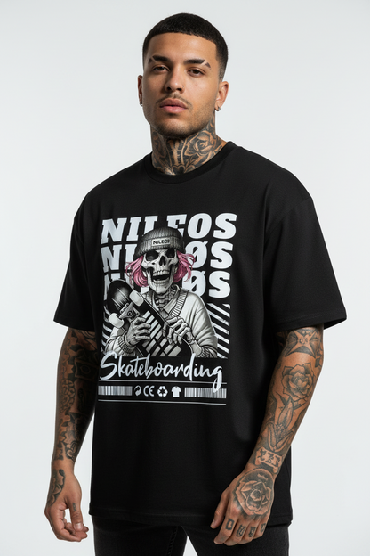 SK8T Oversized Shirt mit Frontprint