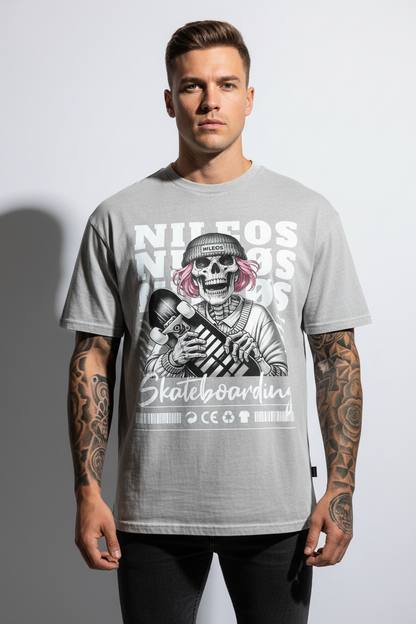 SK8T Oversized Shirt mit Frontprint