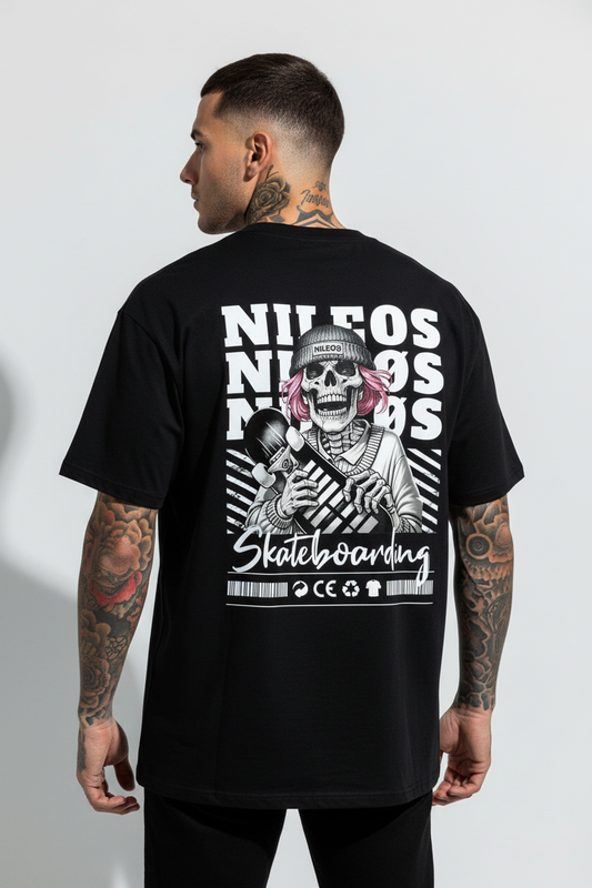 SK8T Oversized Shirt mit Backprint