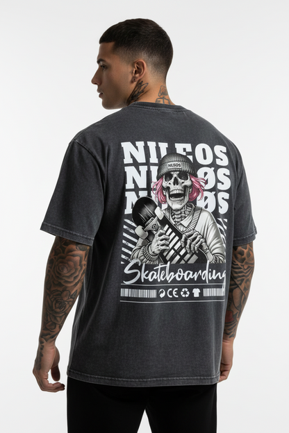 SK8T Oversized Shirt mit Backprint