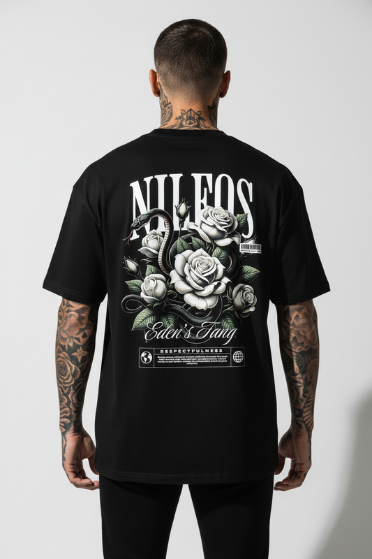 Eden’s Fang Oversized Shirt mit Backprint