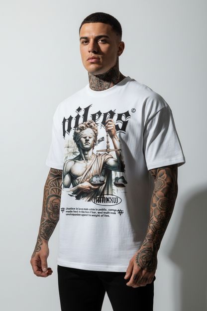 JUSTICE Oversized Shirt mit Frontprint