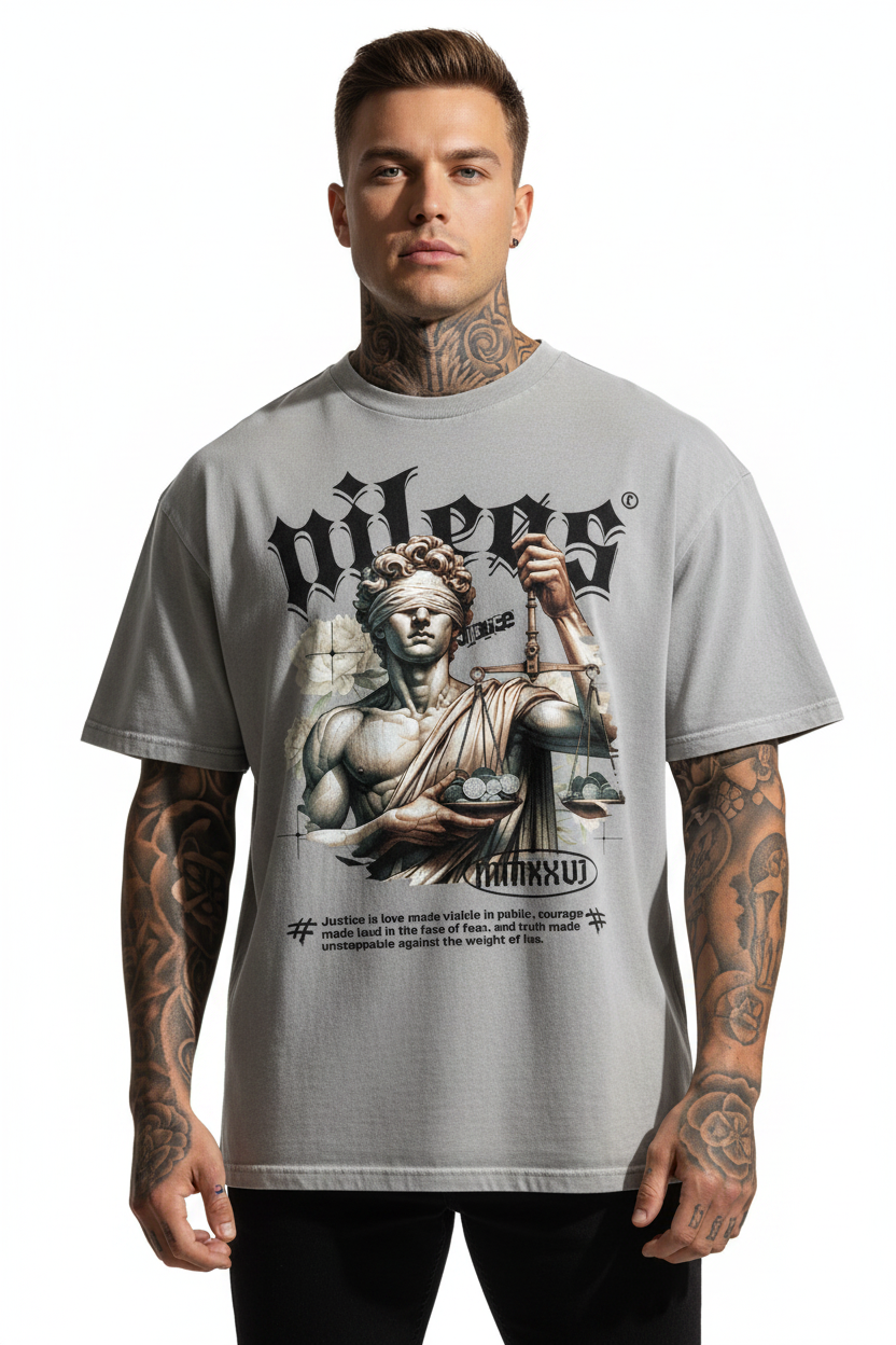 JUSTICE Oversized Shirt mit Frontprint