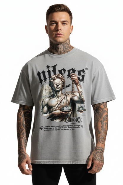JUSTICE Oversized Shirt mit Frontprint