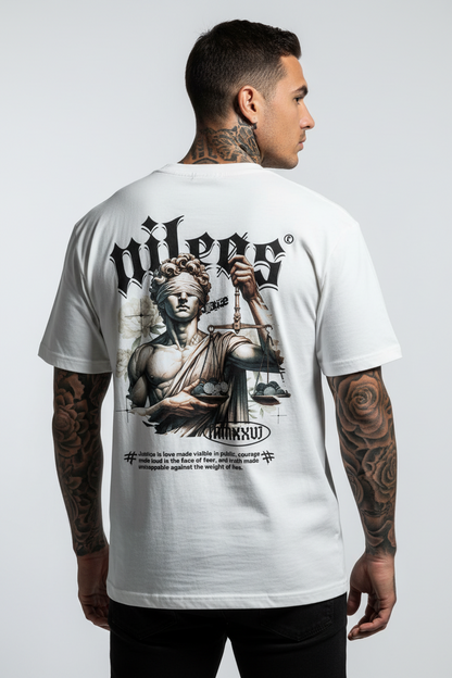 JUSTICE Oversized Shirt mit Backprint