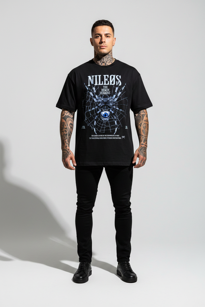 Demon Remains Oversized Shirt mit Frontprint