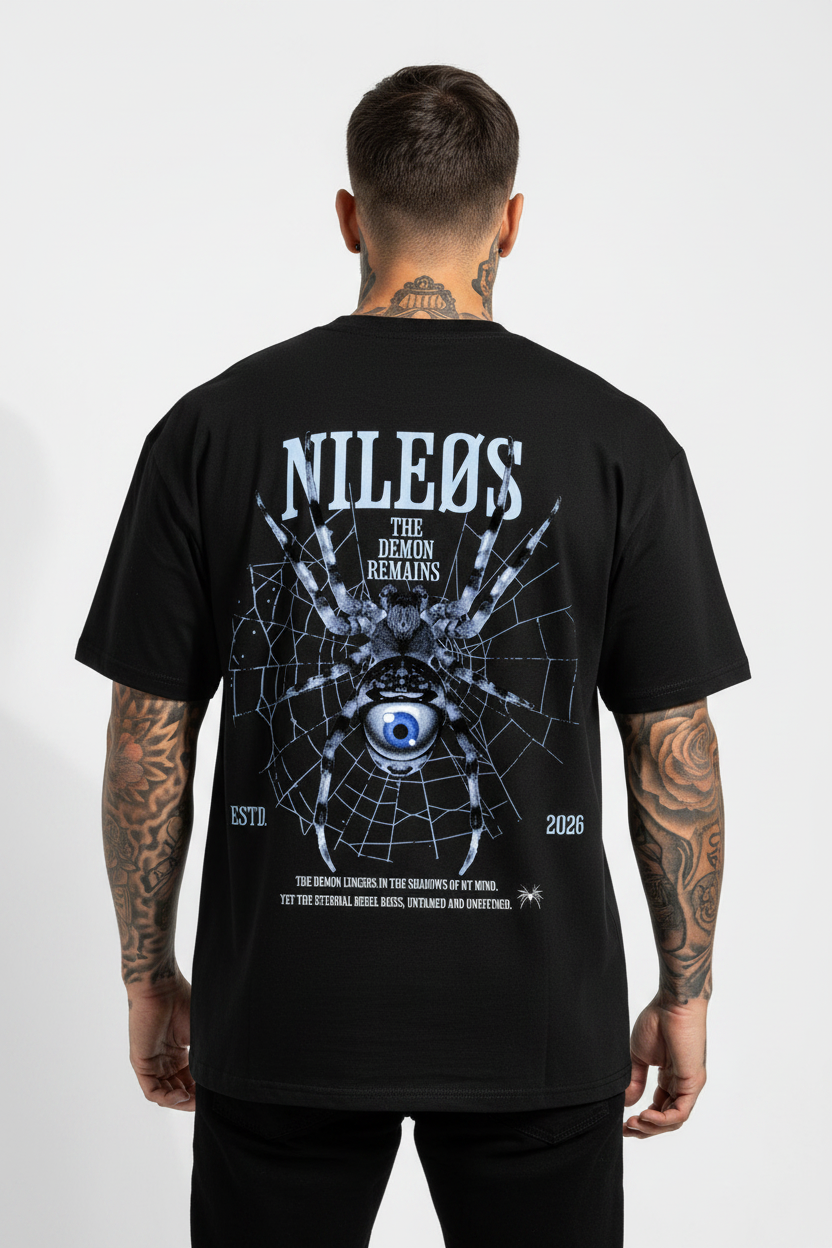 Demon Remains Oversized Shirt mit Backprint