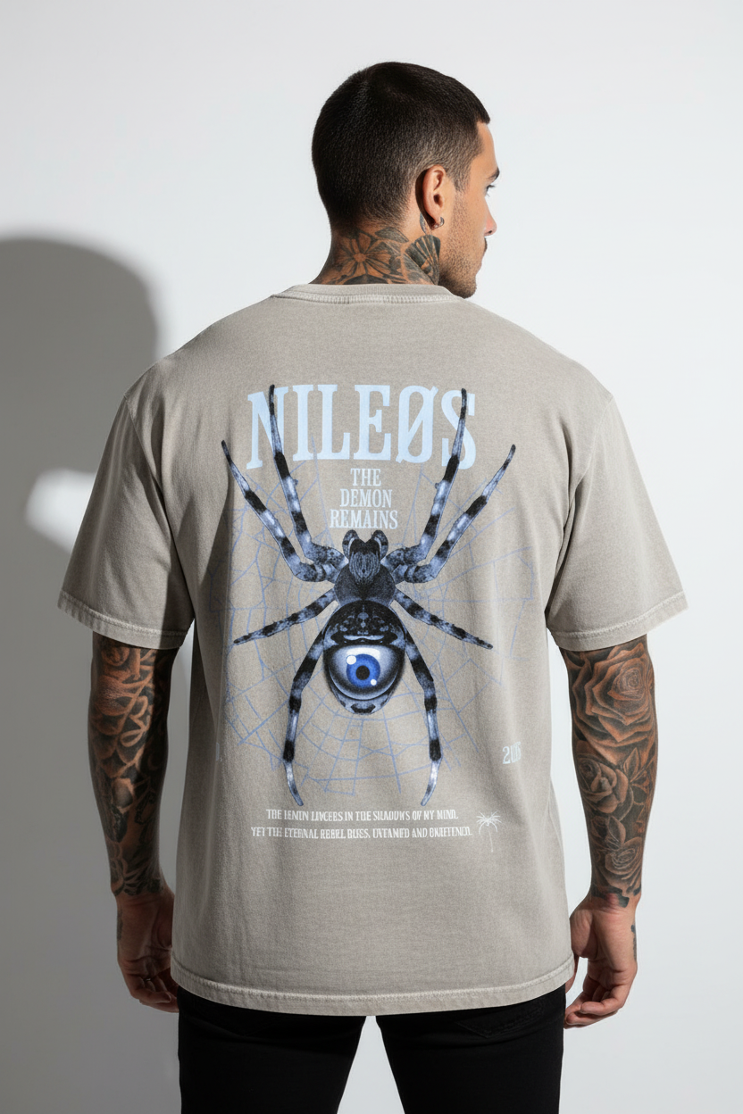 Demon Remains Oversized Shirt mit Backprint