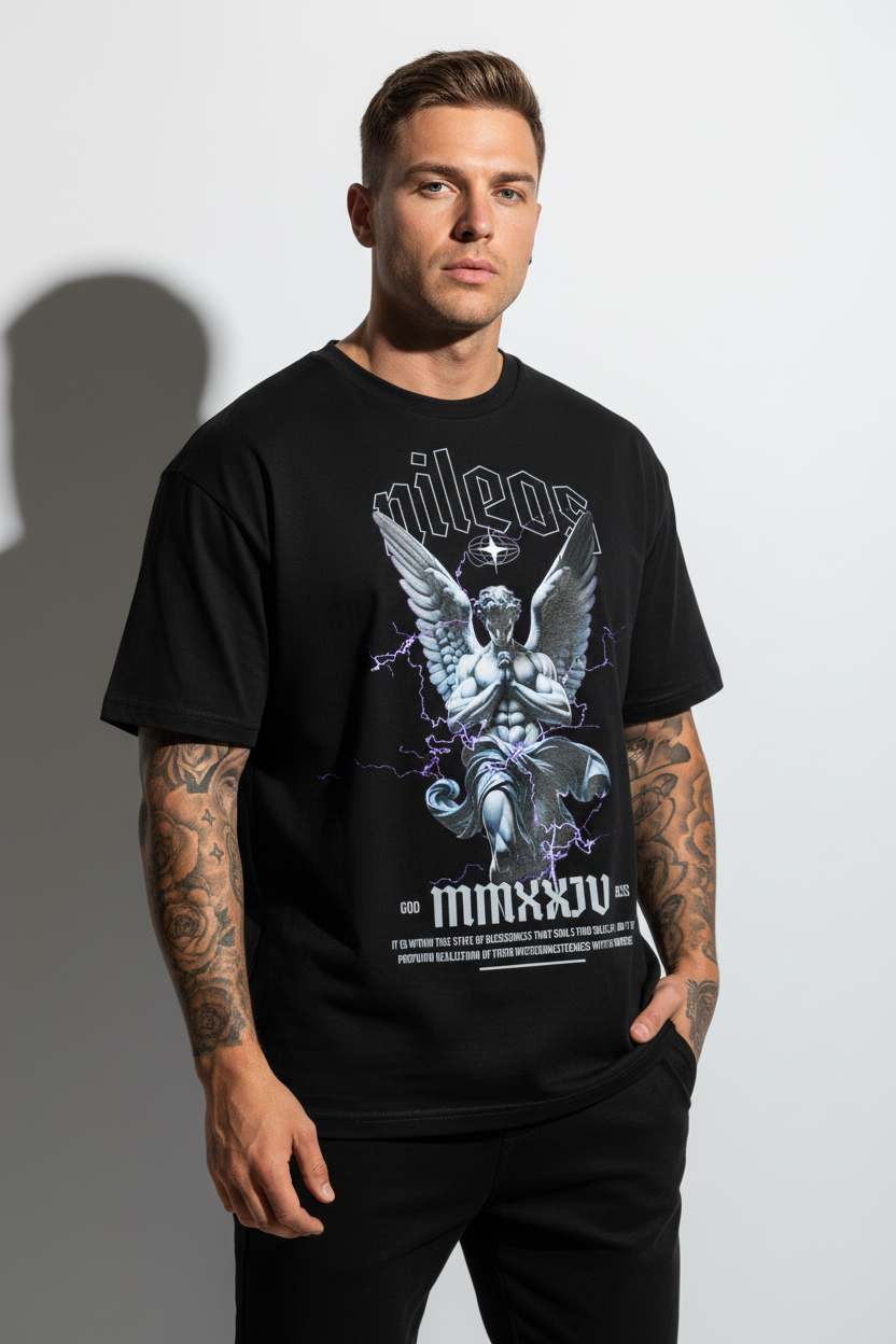 Radiant Oversized Shirt mit Frontprint
