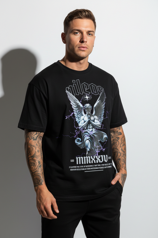 Radiant Oversized Shirt mit Frontprint