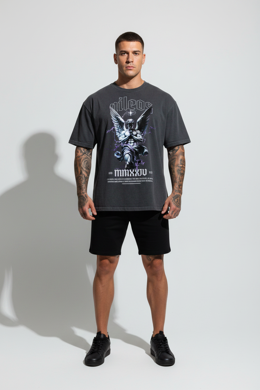 Radiant Oversized Shirt mit Frontprint
