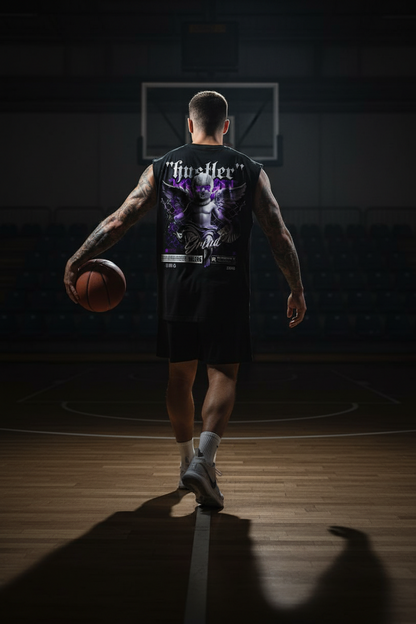 HSTLR Sleeveless Oversized Tee mit Backprint