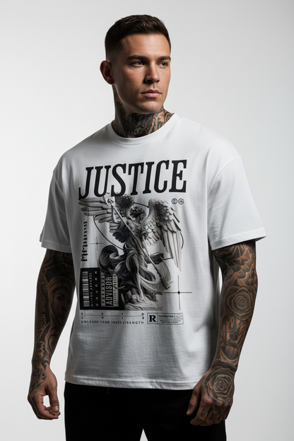 STRENGTH Oversized Shirt mit Frontprint
