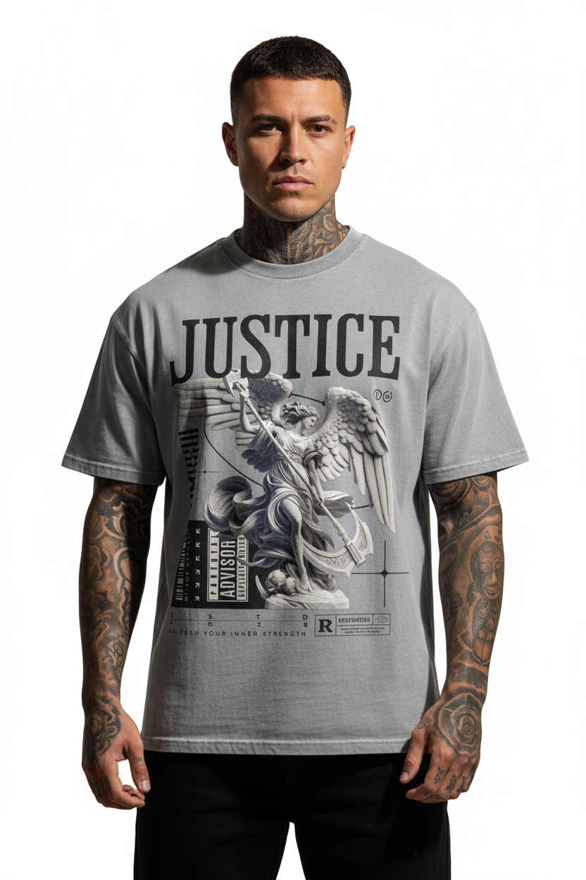 STRENGTH Oversized Shirt mit Frontprint