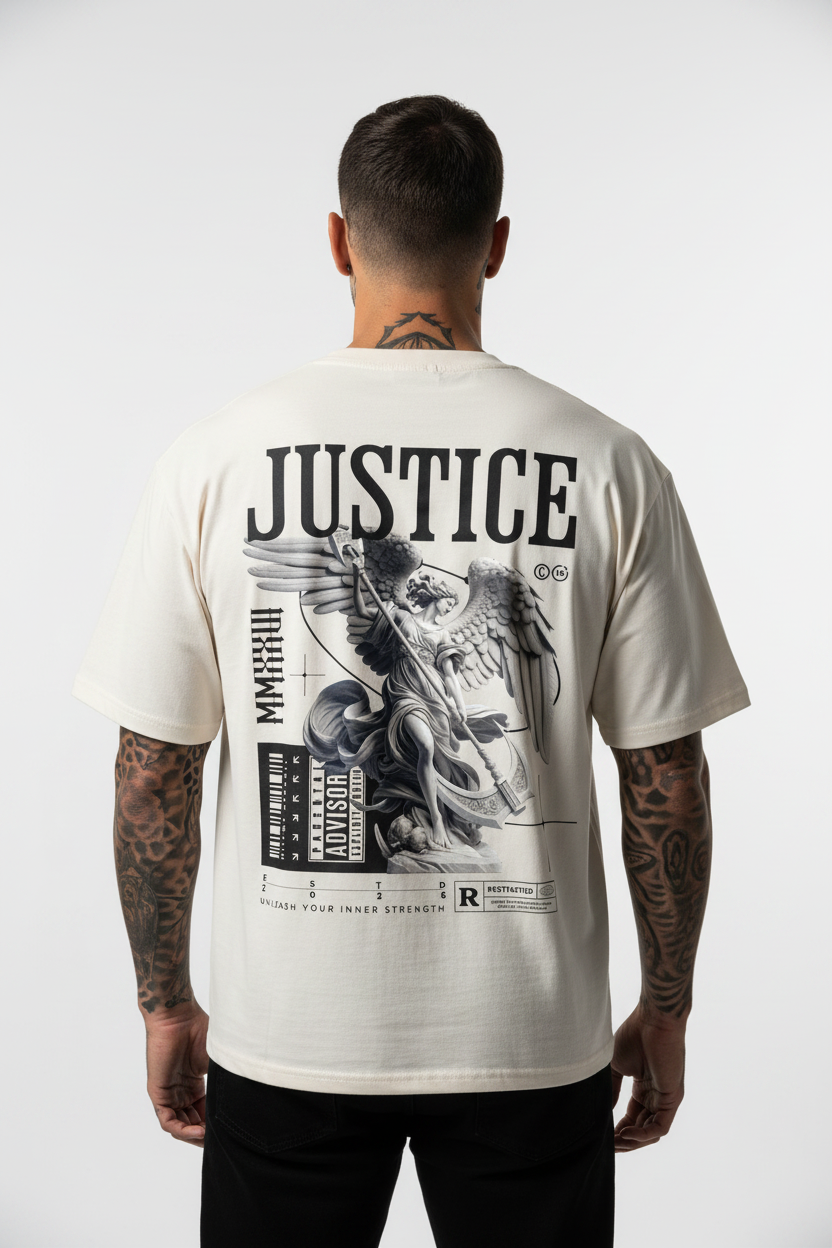 STRENGTH Oversized Shirt mit Backprint