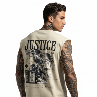 STRENGTH Sleeveless Oversized Tee mit Backprint