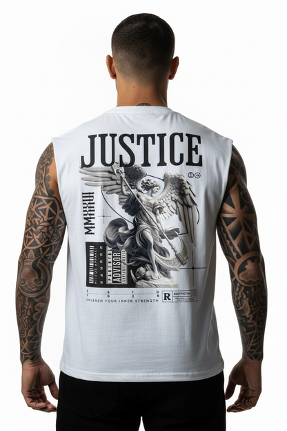STRENGTH Sleeveless Oversized Tee mit Backprint