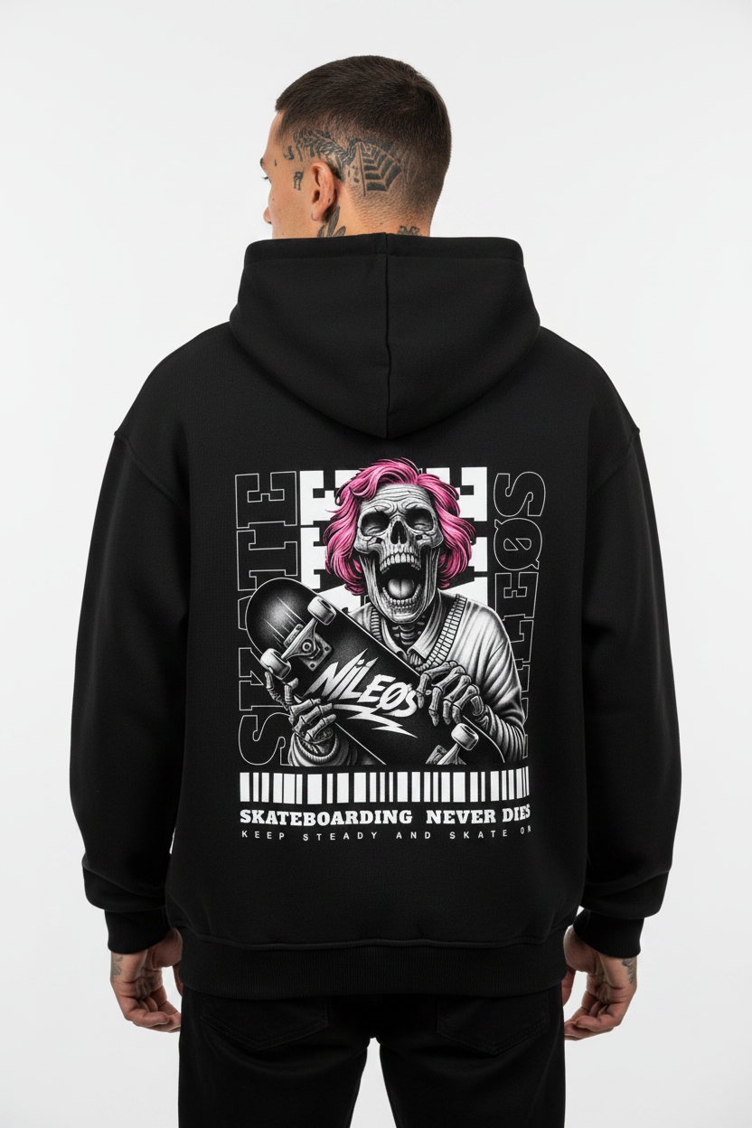 KEEP STEADY Oversized Hoodie