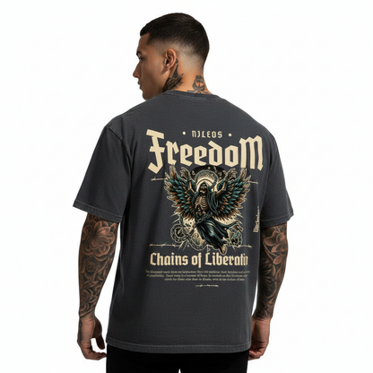 FreedoM Oversized Shirt mit Backprint
