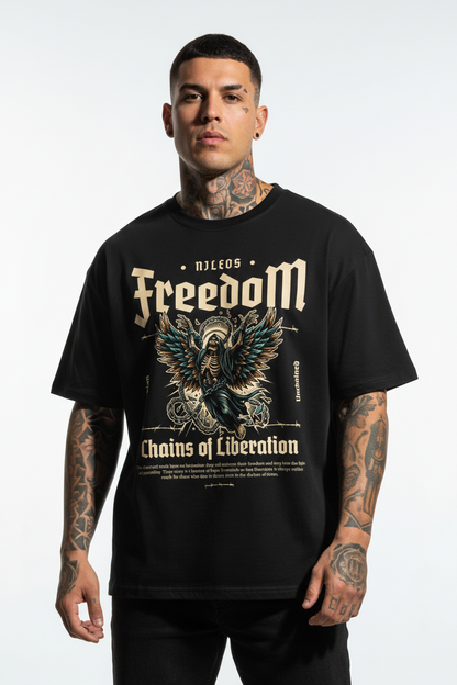 FreedoM Oversized Shirt mit Frontprint