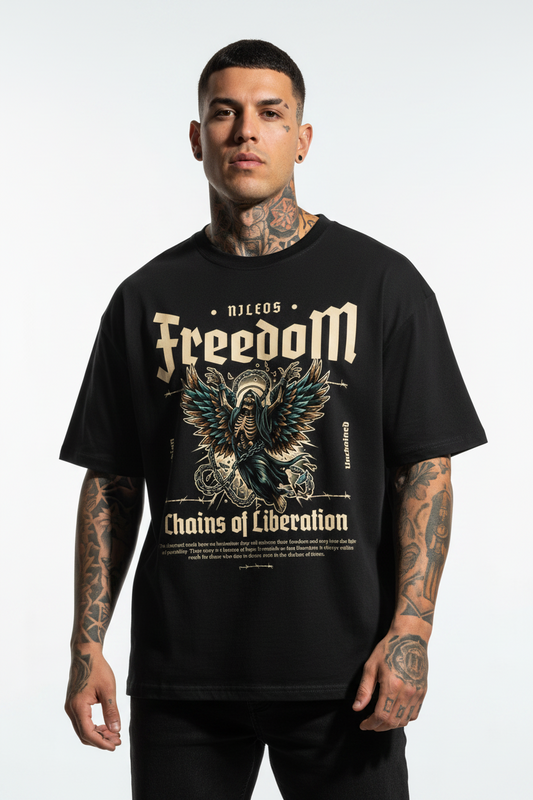 FreedoM Oversized Shirt mit Frontprint