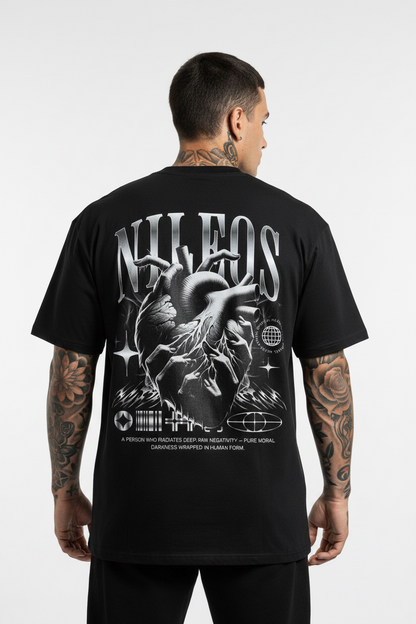 DARKNESS  Oversized Shirt mit Backprint