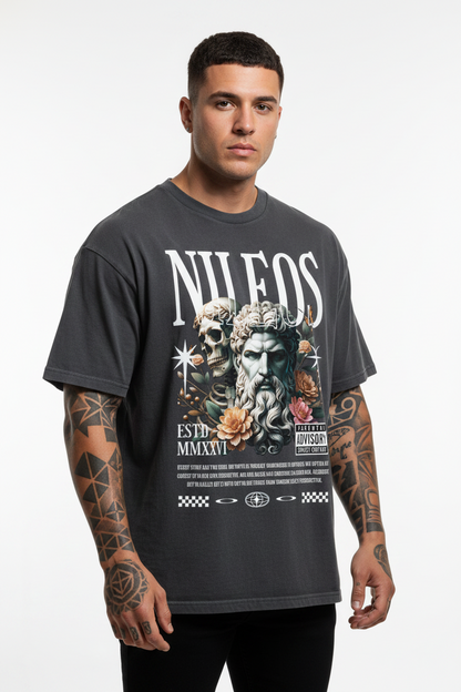 Two Side Oversized Shirt mit Frontprint