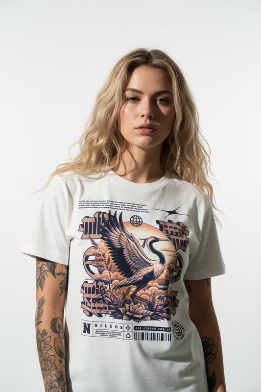 Cranes Premium Organic Shirt Women