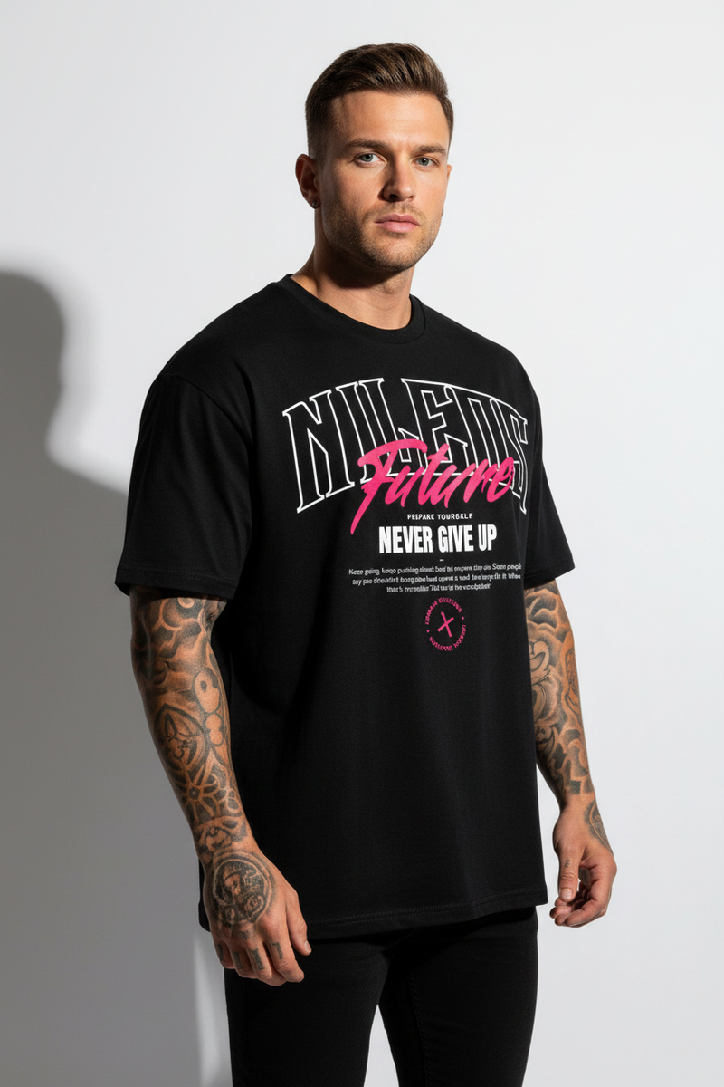Better Future Oversized Shirt mit Frontprint