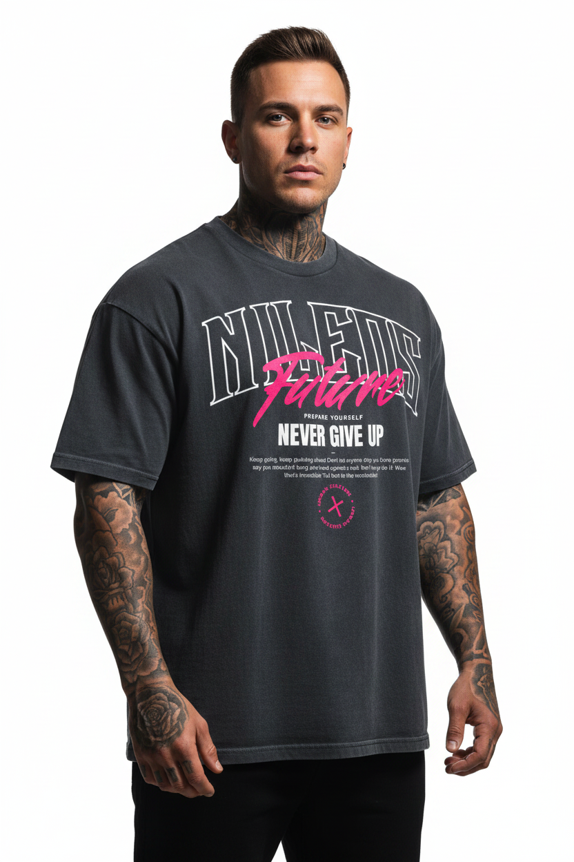 Better Future Oversized Shirt mit Frontprint