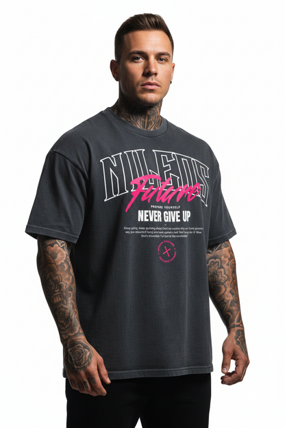 Better Future Oversized Shirt mit Frontprint