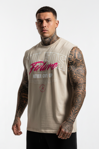 Better Future Sleeveless Oversized Tee mit Frontprint – Miniaturansicht 2