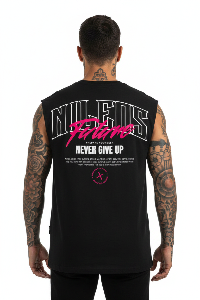 Better Future Sleeveless Oversized Tee mit Backprint