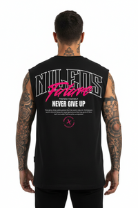 Better Future Sleeveless Oversized Tee mit Backprint – Miniaturansicht 1