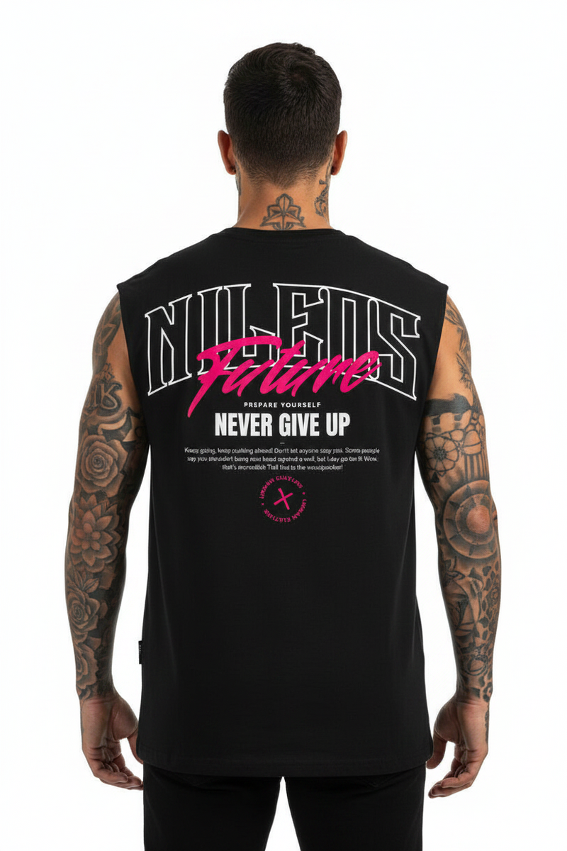 Better Future Sleeveless Oversized Tee mit Backprint