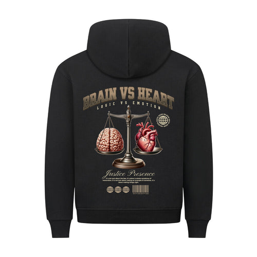 Brain VS Heart Premium Hoodie