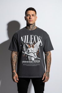 Battle God Oversized Shirt mit Frontprint – Miniaturansicht 2