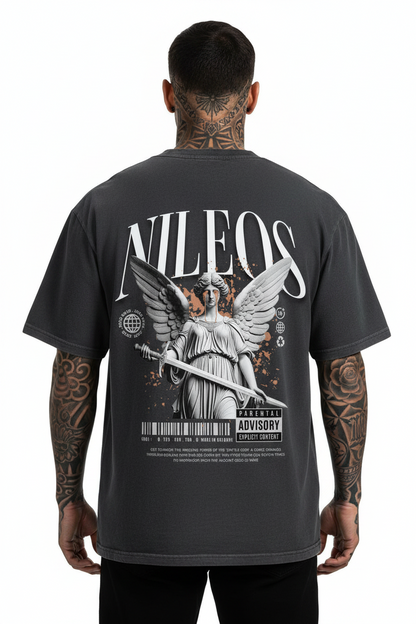 Battle God Oversized Shirt mit Backprint