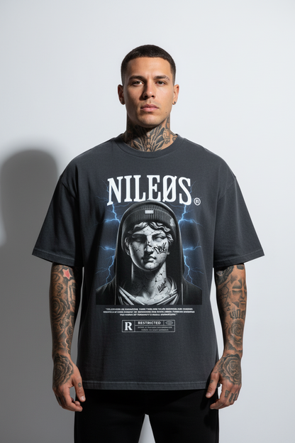 NOBLE ASPIRATIONS Oversized Shirt mit Frontprint