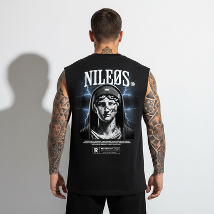 NOBLE ASPIRATIONS Sleeveless Oversized Tee mit Backprint
