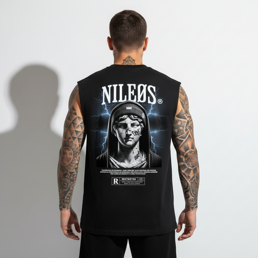 NOBLE ASPIRATIONS Sleeveless Oversized Tee mit Backprint