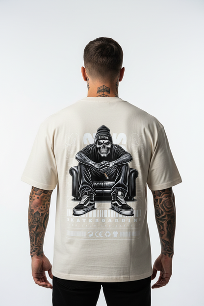 Keep Calm Oversized Shirt mit Backprint