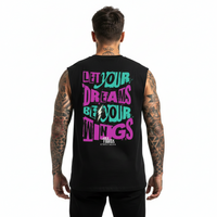 WINGS Sleeveless Oversized Tee mit Backprint – Miniaturansicht 1