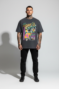 Born 2 Skate Oversized Shirt mit Frontprint – Miniaturansicht 2